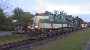 NS 8099(Southern Heritage Unit) Leads NS Train 21D Through Summerville SC