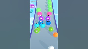 Highest score ball run 2048 3D games lv 94 #tiktok #trending #viral #shorts