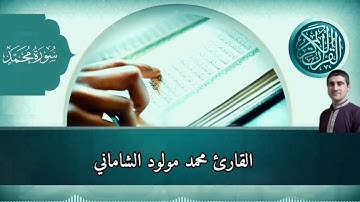 القارئ محمد مولود الشاماني تلاوة عراقيه من سورة محمد (صلى الله عليه وسلم ) من الاية ١ إلى الآية ٢٠