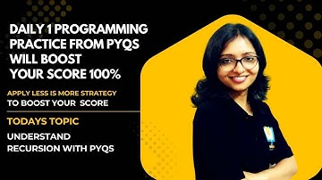 100% Sure Topic-Programming PYQs|Understand Recursion with Programming|GATE CS|UGC NET CS|TRB