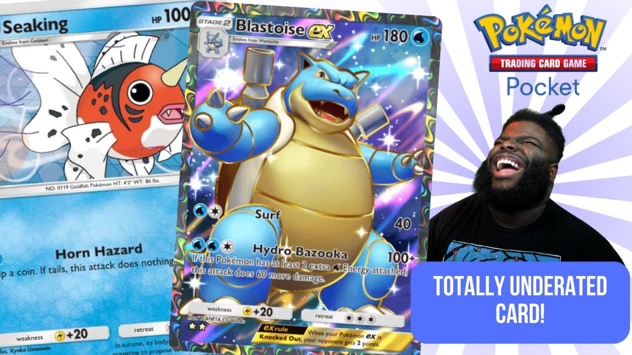 seaking pokemon card - (28/162) - XY Breakthrough Colorless Artist This Seaking and Blastoise Deck