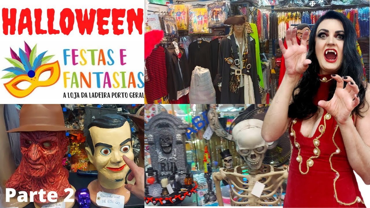 Loja Festas e Fantasias 25 de março, decoração de Halloween 2022 Parte2 ...