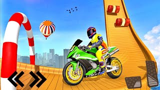 Mega Ramp Moto Bike Stunts: Bike Racing - Impossible Stunts Bike Driving - Android Gameplay screenshot 5