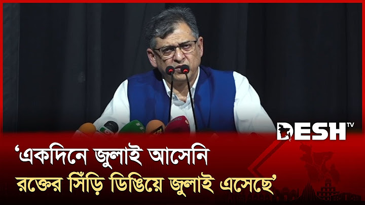 গণতান্ত্রিক আন্দোলনের সংগ্রামকে কালিমালিপ্ত করার চেষ্টা চলছে: সালাহউদ্দিন আহমদ | Salahuddin Ahmed
