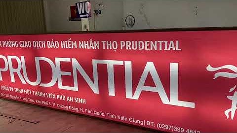 Thi công bảng hiệu quảng cáo hộp đèn tại Phú Quốc