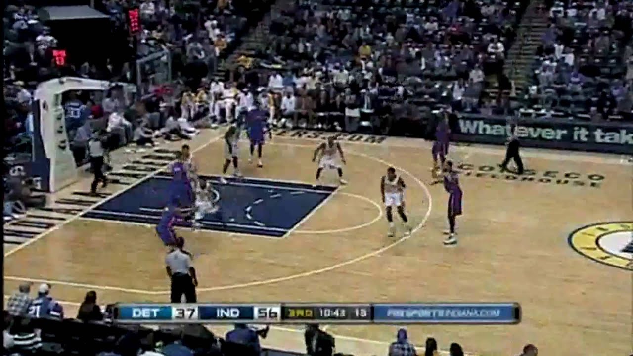 Detroit Pistons vs Indiana Pacers, 05.02.2010 (GARE) [HD] YouTube