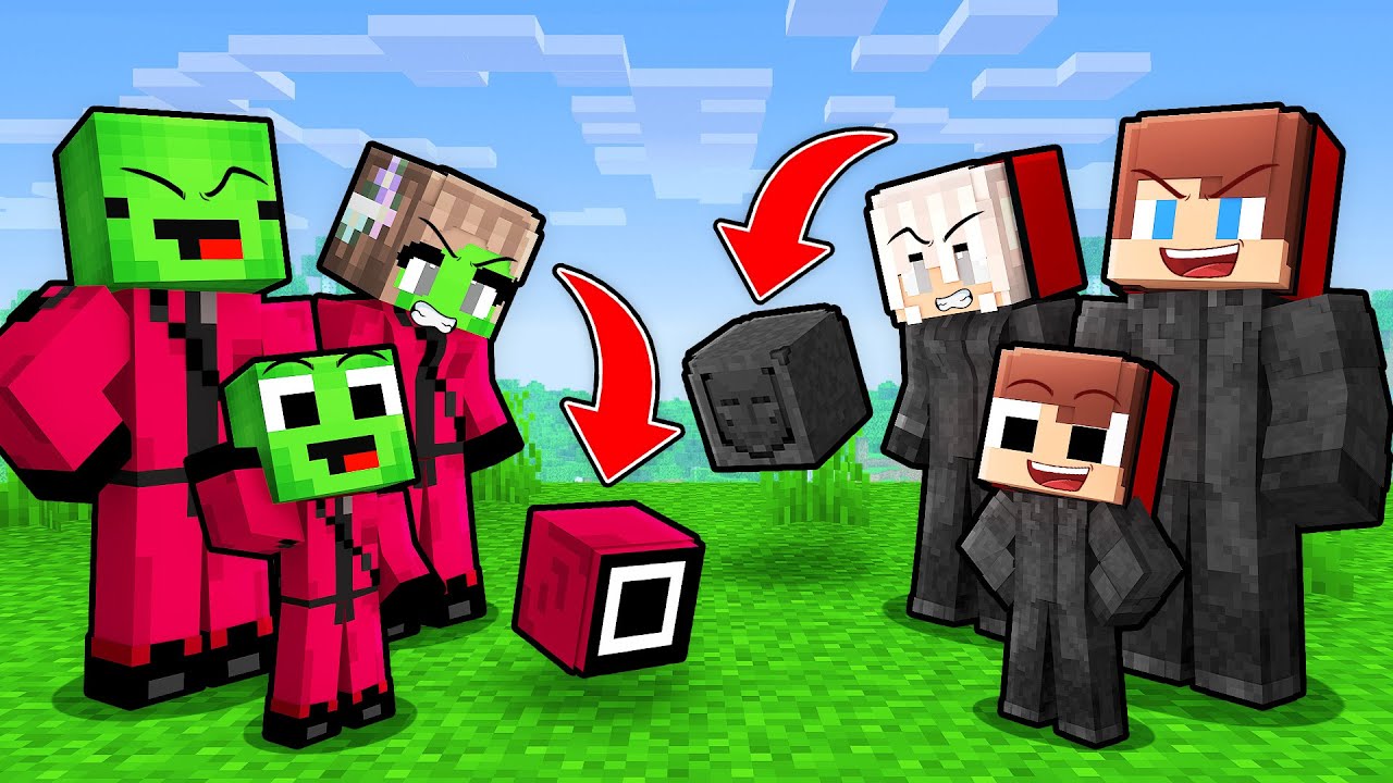 JJ and Mikey Family Became SQUID GAME 2 - Maizen Minecraft Animation