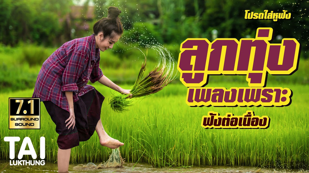 รวมเพลงเพราะๆเพลงลูกทุ่งต่อเนื่องเบสหนักๆ