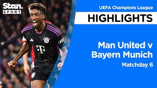 Thumbnail for Manchester United v Bayern München Highlights | 2023-24 | UEFA Champions League
