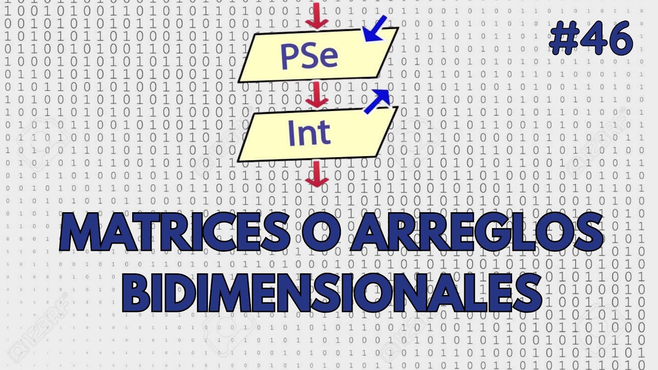 Arreglos Bidimensionales o Matrices en PSeInt | PSEINT #46 - YouTube