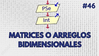 Two-Dimensional Arrays or Matrices in PSeInt | PSEINT #46