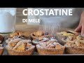 CROSTATINE di MELE con Grano Saraceno  crostatine di mele della Nonna CROSTATA DI MELE