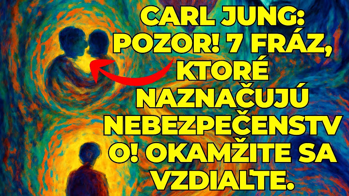 Carl Jung: Toto je rozhodujúci moment, keď by ste sa mali vzdialiť.