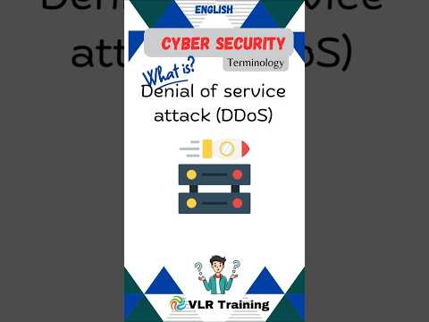 What Is Denial Of Service Attack DDoS Cyber Security Terminology Education Vlrtraining 
