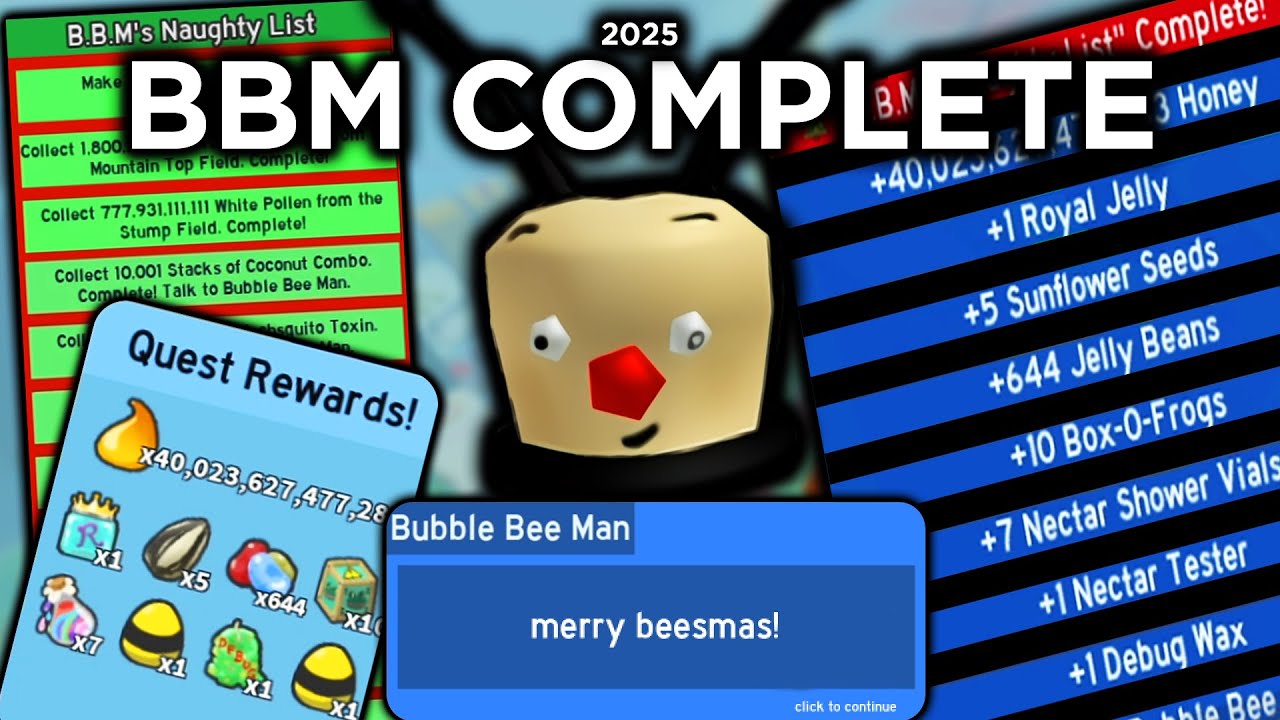 Завершение квеста BBM — Симулятор пчелиного роя