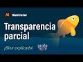 Cómo crear transparencia parcial en Illustrator