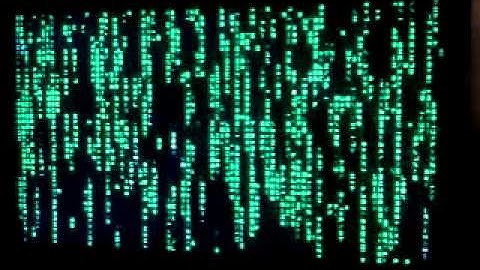 matrix rain VGA generator - Cortex M3