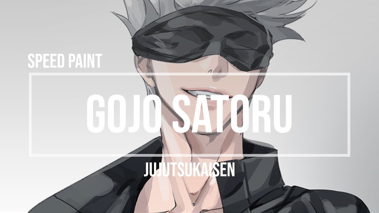 [Gearous] Speed Painting: Gojo Satoru From Jujutsu Kaisen - YouTube