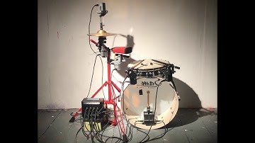 The amazing DRUMBOT - solenoid midi robot drum / automatic percussion machine.