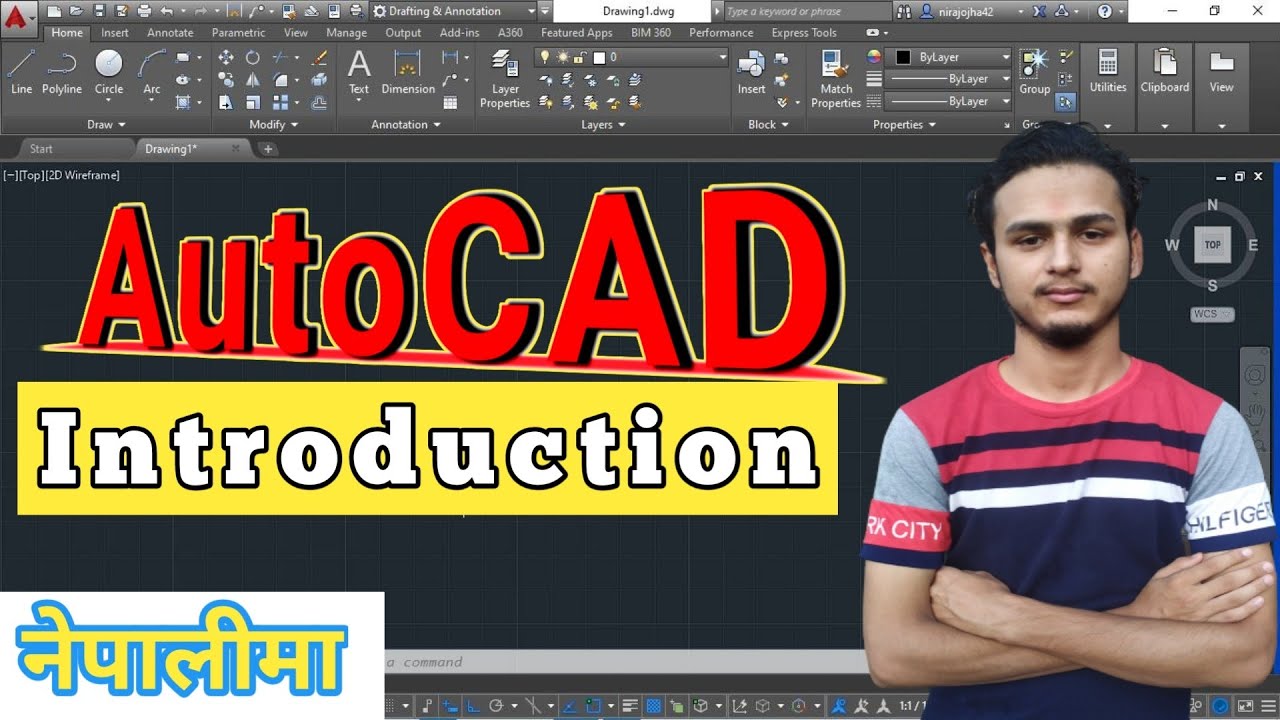autocad 2020 array command |poler array |rectangular... AutoCAD Introduction for Beginners | Introduction to AutoCAD in Nepali ...