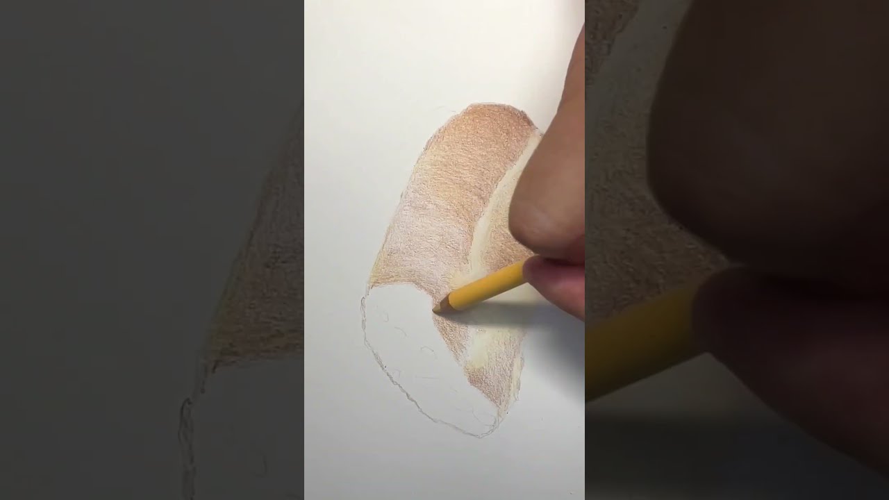 1時間で描くフランスパン #art #色鉛筆 #drawing - YouTube