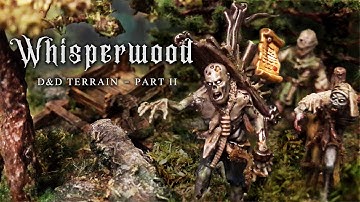 D&D forest terrain 🌲 PART 2: crafting trees & shrubs