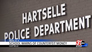 Hartselle schools alert parents after counterfeit cash incidents