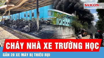 Cháy tại trường quốc tế ở Quảng Ngãi, gần 20 xe máy bị thiêu rụi sau tiếng nổ lớn | Tin tức
