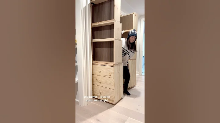 DIY Murphy Door with IKEA Rast dressers and custom shelves! #hiddendoor #closetgoals #diyprojects