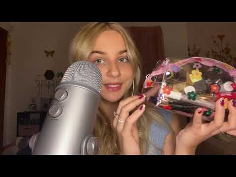 ASMR lip gloss application and tapping 💋 NK’s custom video