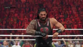 RAW - Roman Reigns vs Drew Mclntyre - Full Match Highlights | WWE 2K23 |