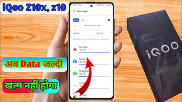 iqoo z10x data saver setting | iqoo z10x data jaldi khatam ho jata hai