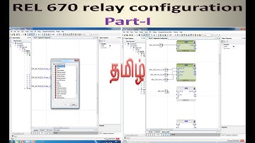 REL 670 configuration Part -1 | ABB Distance Relay Configuration Part 1| In Tamil