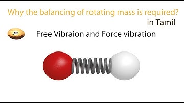Why the balancing of rotating mass is required? in tamil and notes on free and force vibration