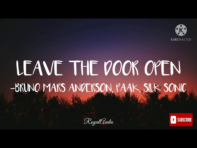 Bruno Mars, Anderson .Paak, Silk Sonic - Leave the Door Open (Audio) class=