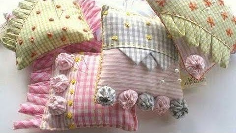 You can create a masterpiece by using scrap fabric combining hand stitches/Scrap Fabric Quilted Diy