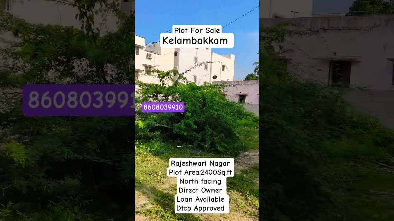 kelambakkam plots for sale in Chennai |OMR 