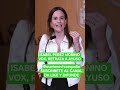 ISABEL PEREZ MOÑINO VOX RETRATA A AYUSO, #noticias #españa #vox #abascal #patriots #sentidocomun