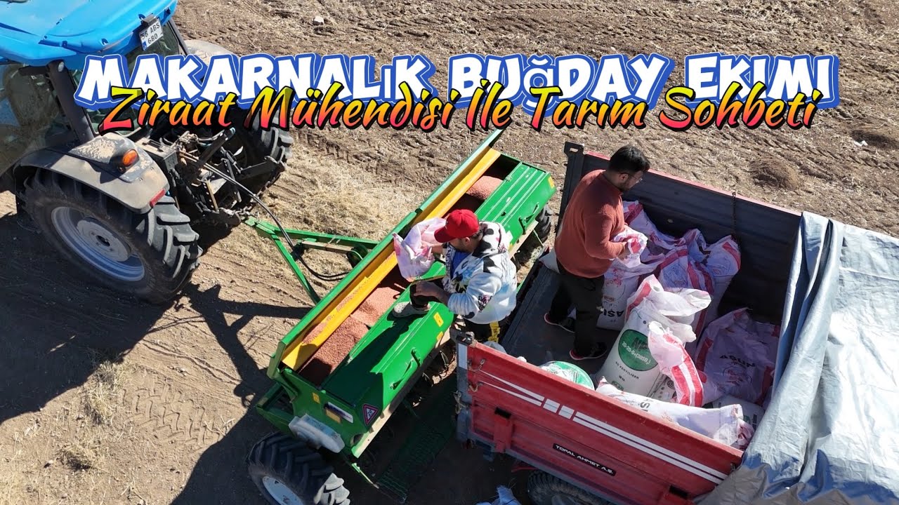 Makarnalık Buğday Ekimine Başladık | Ziraat Mühendisiyle Tarım Üzerine Sohbet 