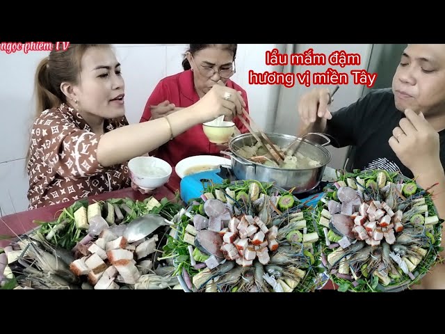 Đặc Sản miền tây Mắm Cá Linh Nấu Lẩu. Linh fish sauce cooked in Western hot pot |Ngọc Phiếm TV#14