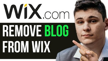HOW TO REMOVE BLOG FROM WIX 2025! (FULL GUIDE)