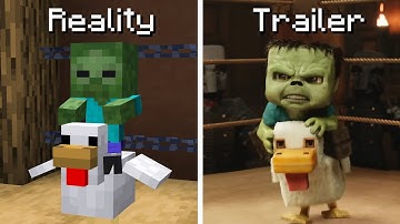 Minecraft Movie : Trailer vs Reality