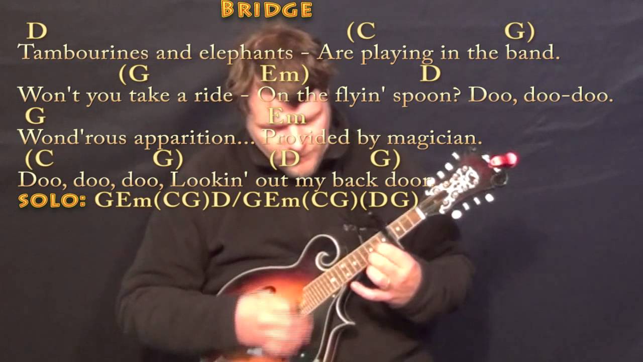Lookin' Out My Back Door (CCR) Mandolin Cover Lesson with Chords/Lyrics Capo 4th YouTube Lookin' Out My Back Door (CCR) Mandolin Cover Lesson with Chords/Lyrics Capo 4th YouTube