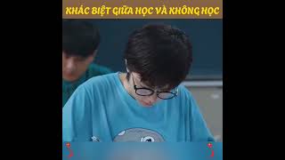 sự khác biệt giữa học và không học #cute