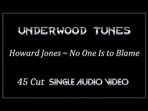 Howard Jones ~ No One Is to Blame ~ 1986 ~ Single Audio Video