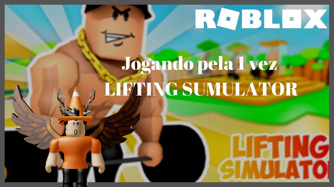 LOKIS FICOU GIGANTE NO TREINAMENTO  Roblox - Lifting Simulator 