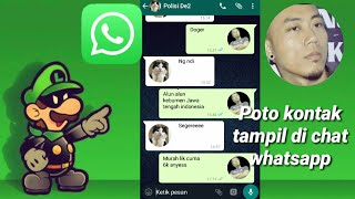 CARA MENAMPILKAN POTO KONTAK DI CHAT WHATSAPP✔️ screenshot 5