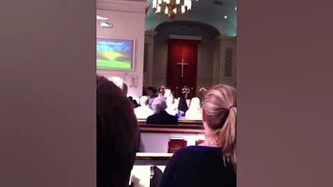 Ann Van Cleave's solo on Confirmation Sunday