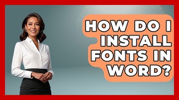 How Do I Install Fonts In Word? - Graphic Design Nerd