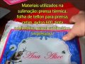 Personalizando bolsas em cetim